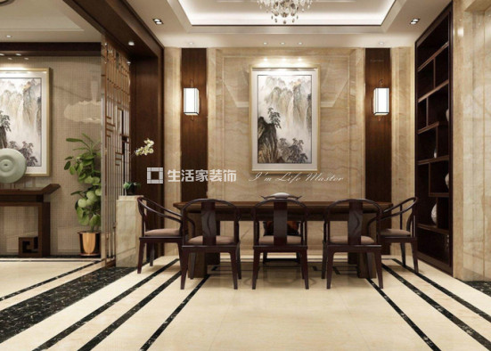 新中式别墅软装设计