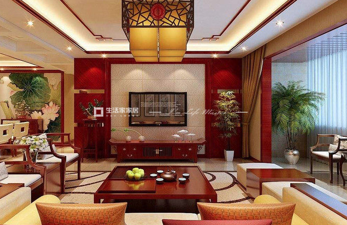 中式風格客廳裝潢