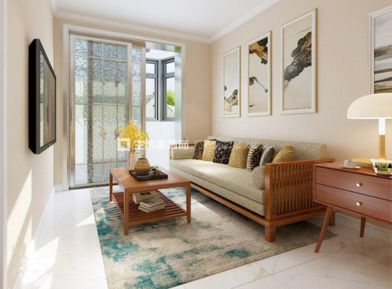 客厅木地板装潢