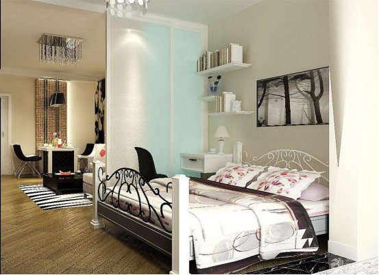 20平米客厅隔房间装修效果图