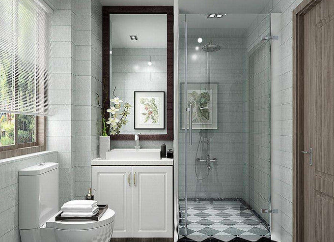 安全性能好干湿分区卫生间装修效果图