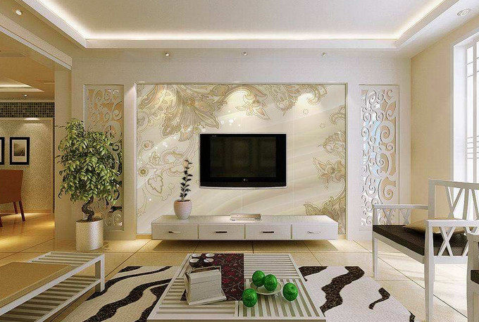 实用的装修电视背景墙效果图