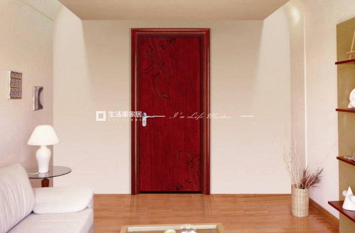 枣红色门装修效果图图片