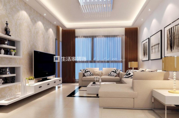  沙发背景墙装饰画挂画