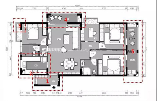 金帝仁文江語城141m2戶型圖