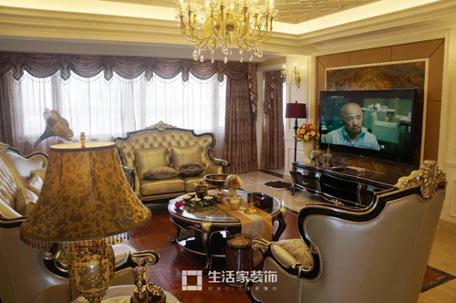 客厅简欧风格家装效果图