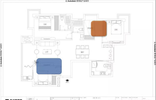 金帝仁文江语城122m²户型图