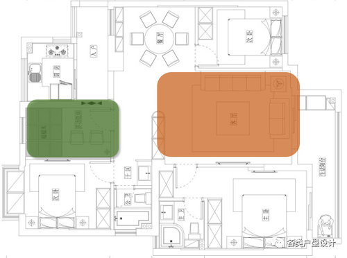 金帝仁文江语城 112m²户型设计解析