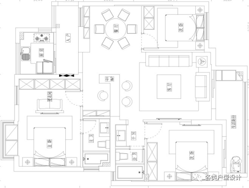 金帝仁文江语城 112m²户型设计解析