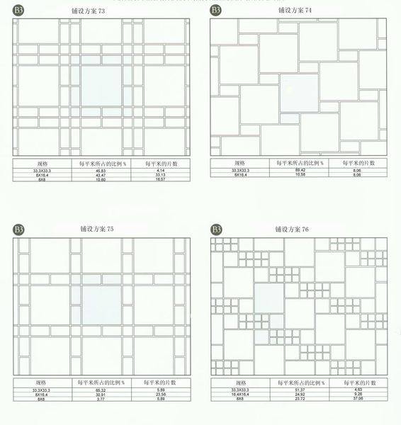 地磚鋪設設計方案