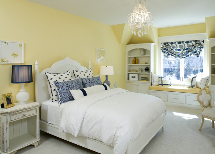 卧室吊顶效果图 卧室软包背景墙