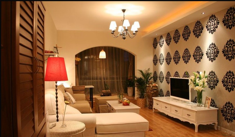 越秀装修客厅装修效果图