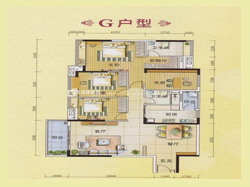 歐式戶型圖裝修效果圖