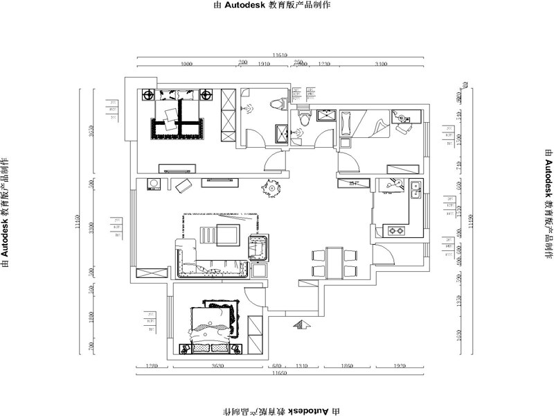 現(xiàn)代戶型圖裝修效果圖