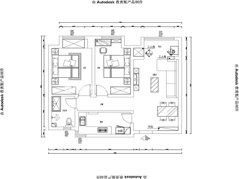 現(xiàn)代戶型圖裝修效果圖