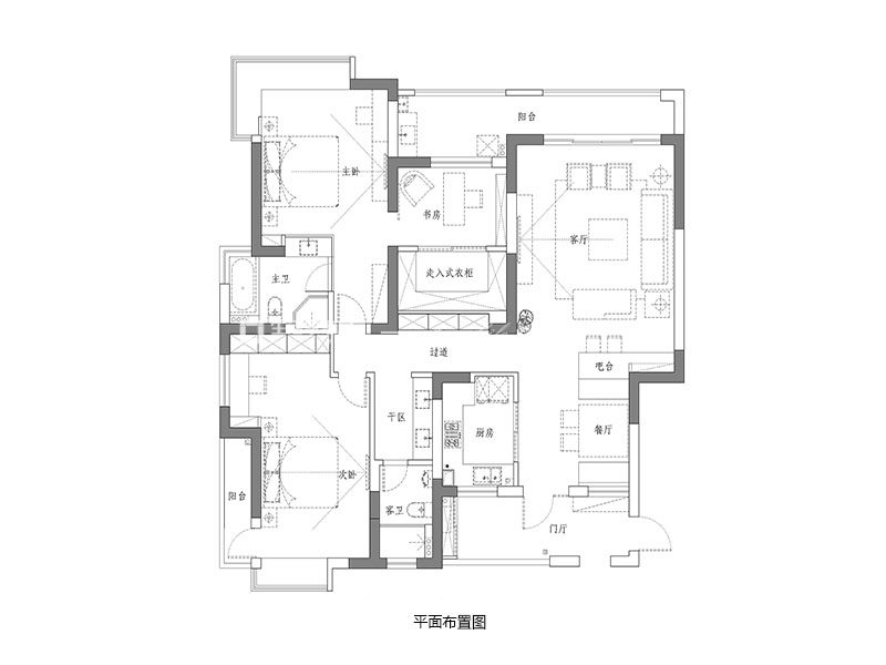 现代客厅装修效果图