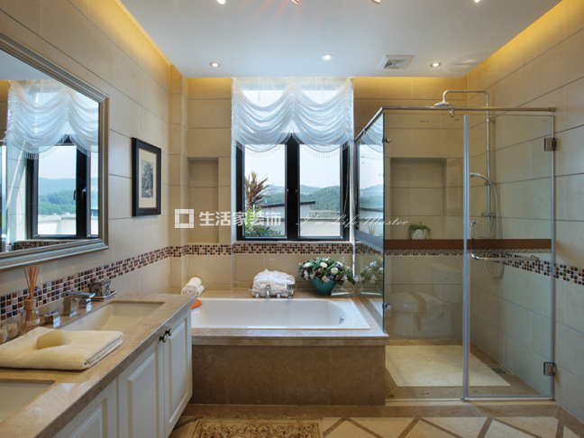 储物柜美式 实景图  复地新都国际