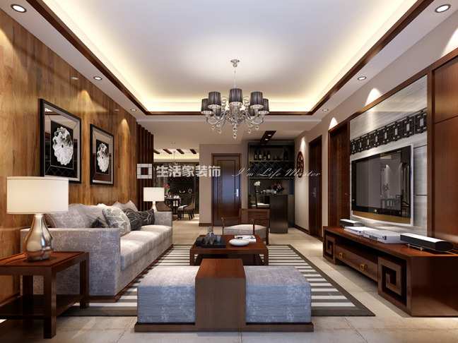 吊顶新中式 嘉顺时代 生活家