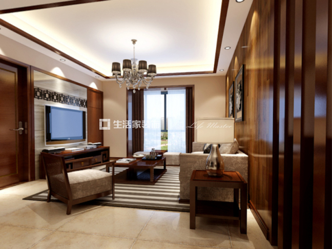 吊顶新中式 嘉顺时代 生活家