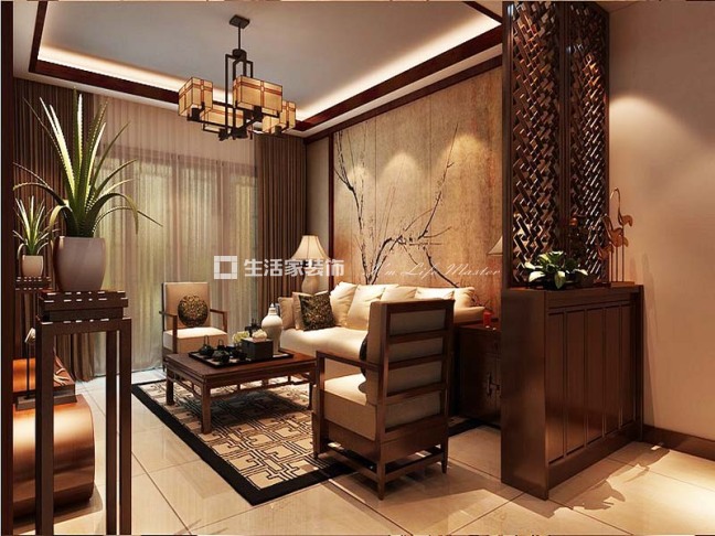 吊顶中式风格 效果图