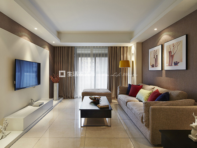 电视墙时尚现代  启迪方洲