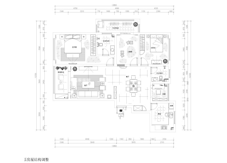 現(xiàn)代戶型圖裝修效果圖