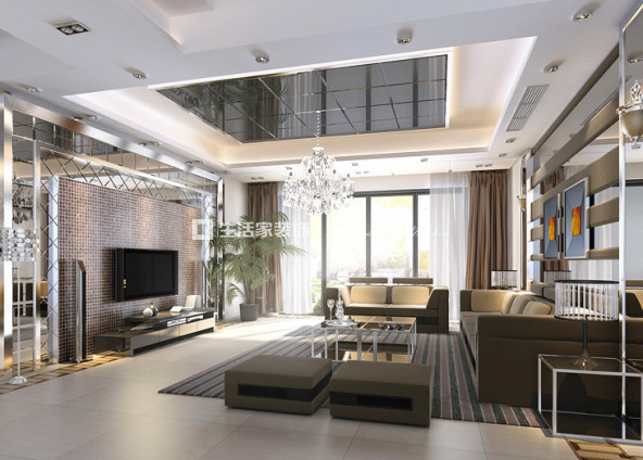 飘窗大连装修 一方公馆