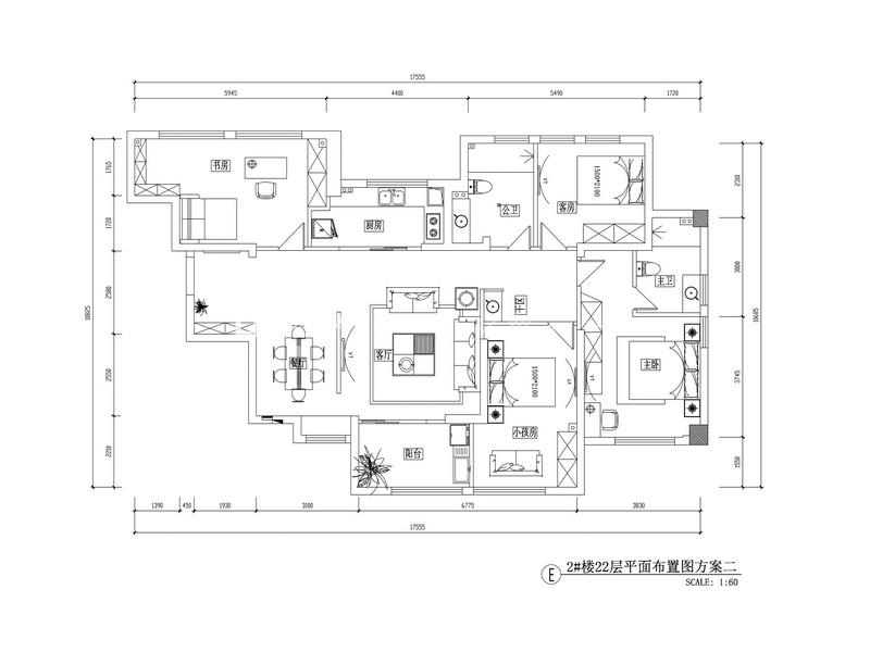 歐式戶型圖裝修效果圖