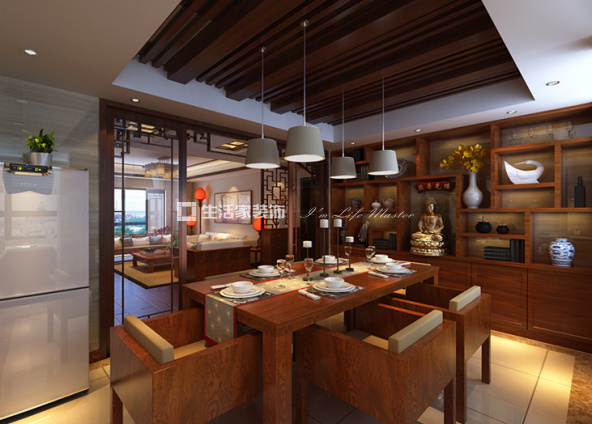 储物柜中式风格，装修