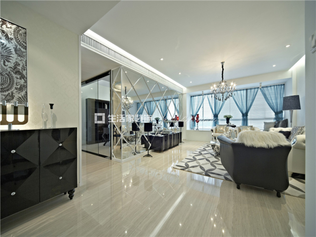 飘窗19万打造116平港式的家