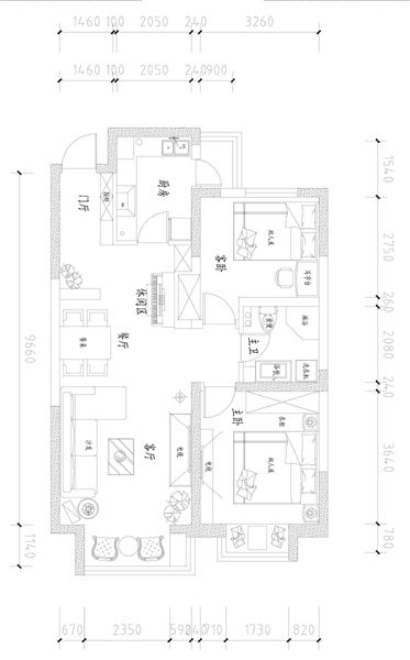 現(xiàn)代戶型圖裝修效果圖