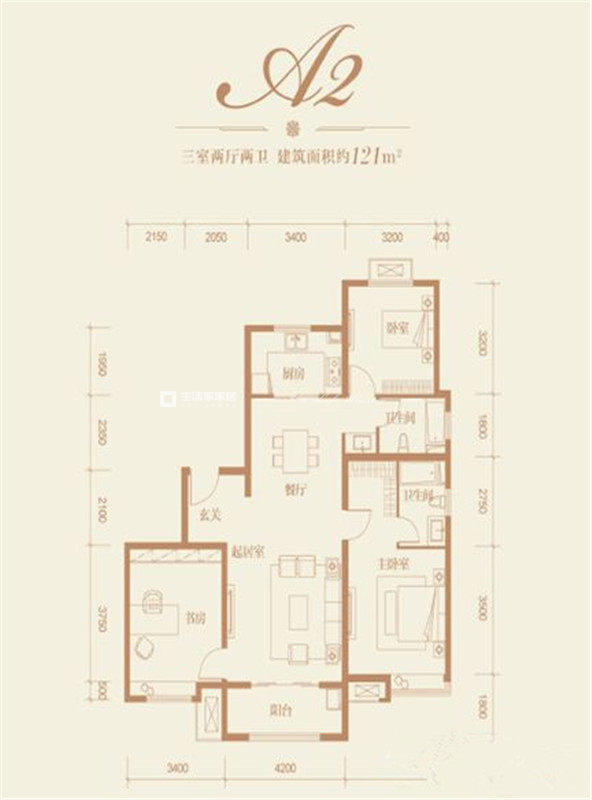 现代户型图装修效果图