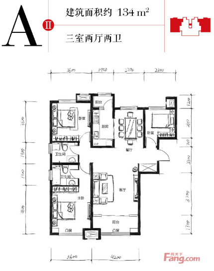 欧式户型图装修效果图