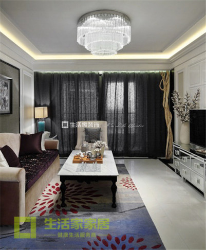 电视墙国滨苑  86平  欧式风格