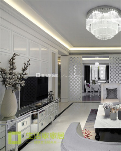 飘窗国滨苑  86平  欧式风格