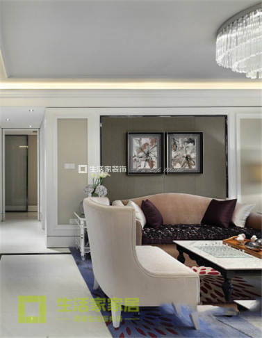 吊顶国滨苑  86平  欧式风格