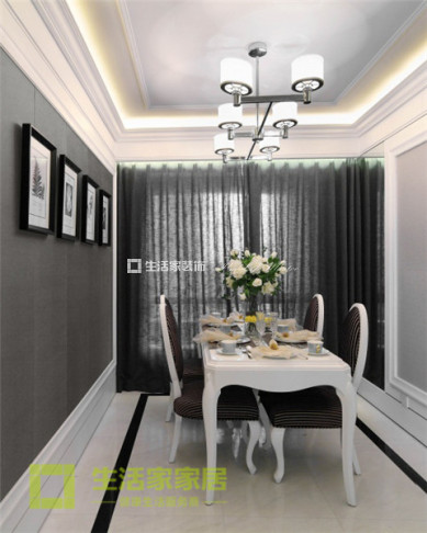 吊顶国滨苑  86平  欧式风格