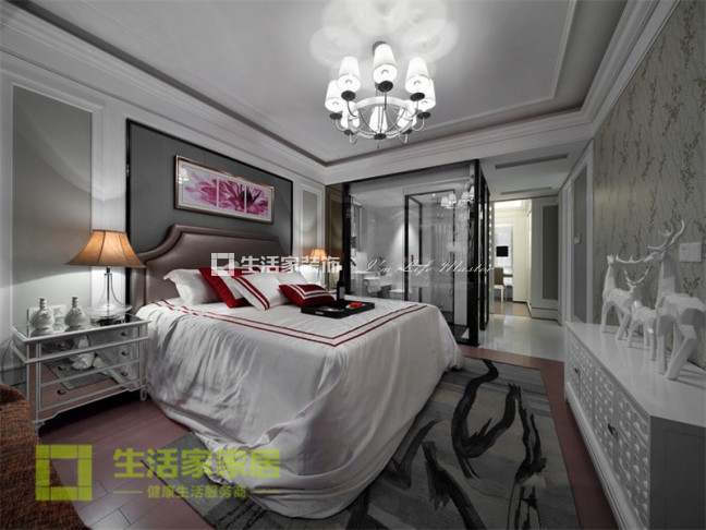 榻榻米国滨苑  86平  欧式风格