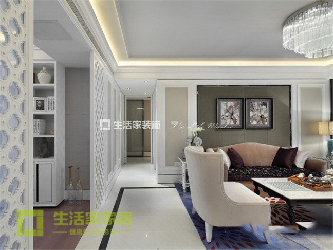 电视墙国滨苑  86平  欧式风格