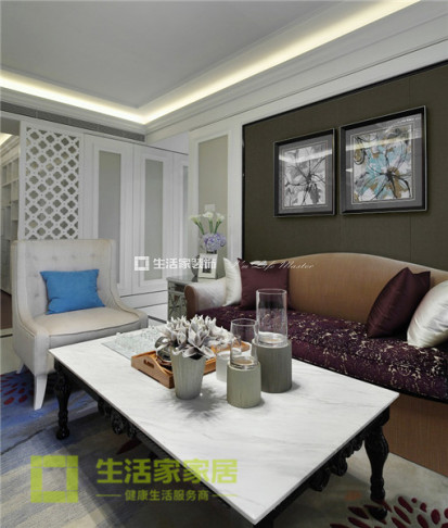 飘窗国滨苑  86平  欧式风格