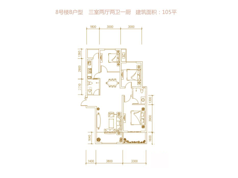 欧式户型图装修效果图