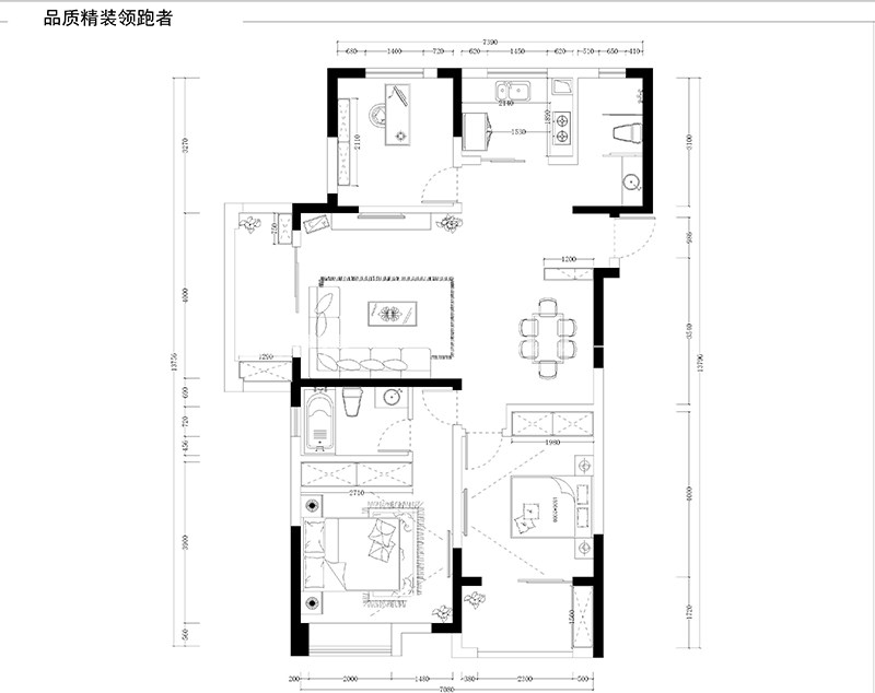 欧式户型图装修效果图