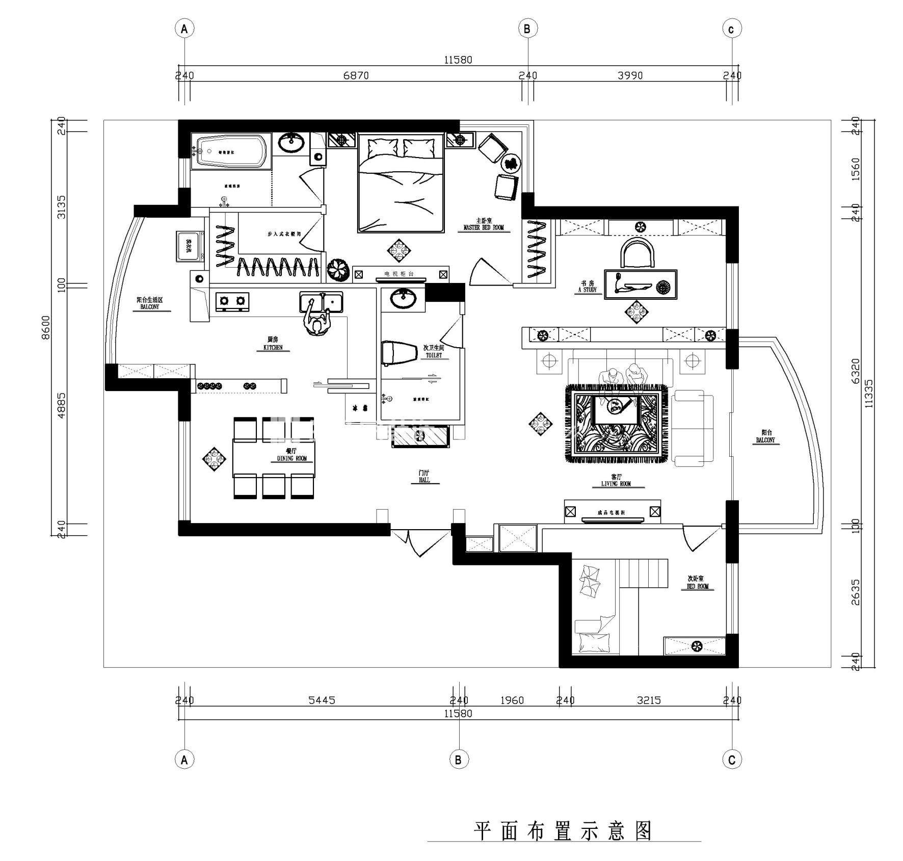 户型图新古典