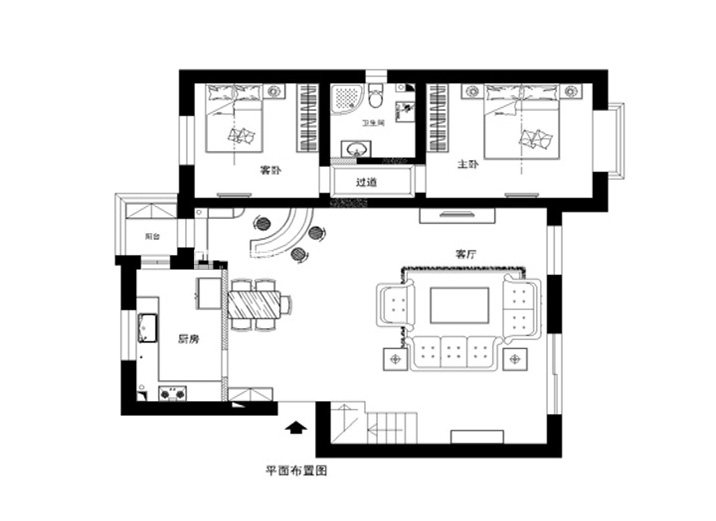 欧式户型图装修效果图