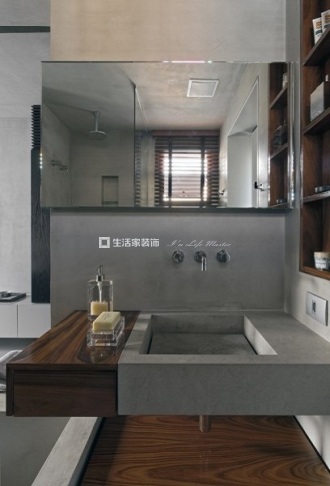 户型图家居 水泥 风格