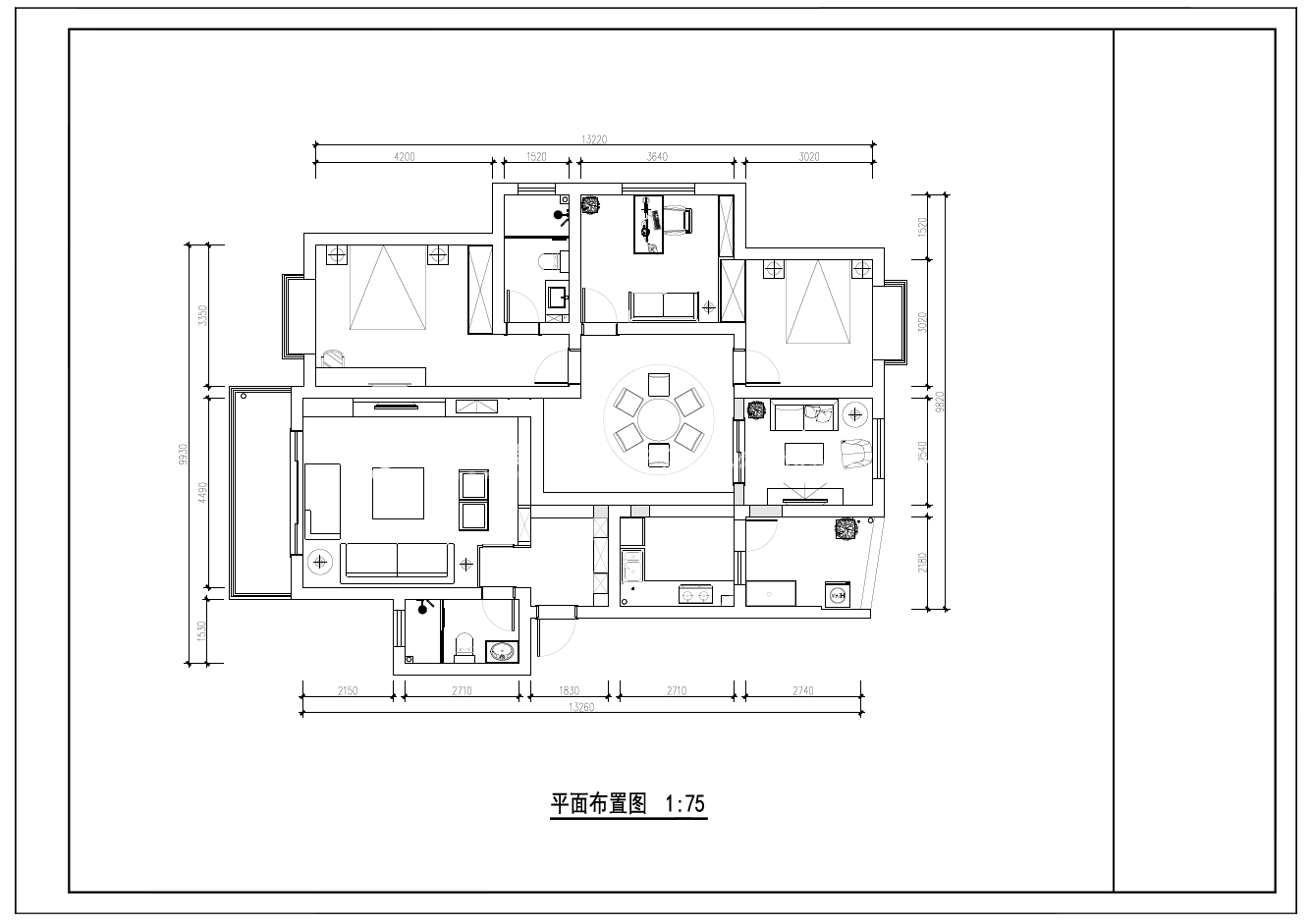 現(xiàn)代戶型圖裝修效果圖