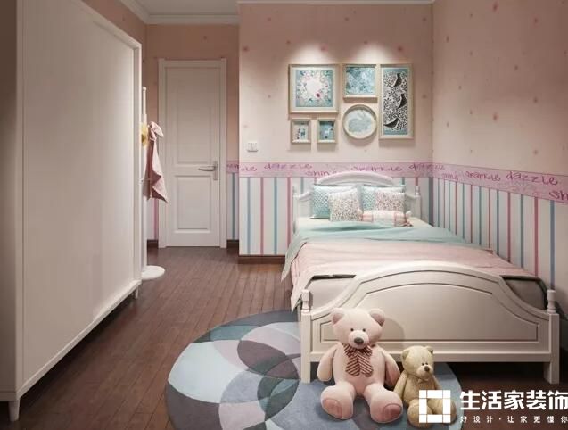健明迪 卧室设计 儿童房家具布置1