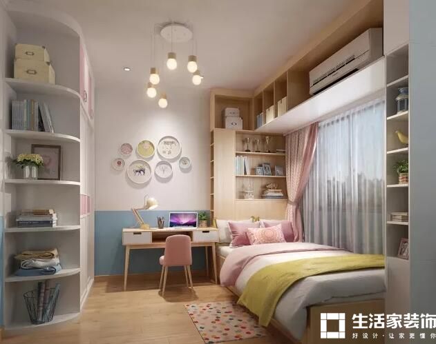 健明迪 卧室设计 儿童房家具布置2