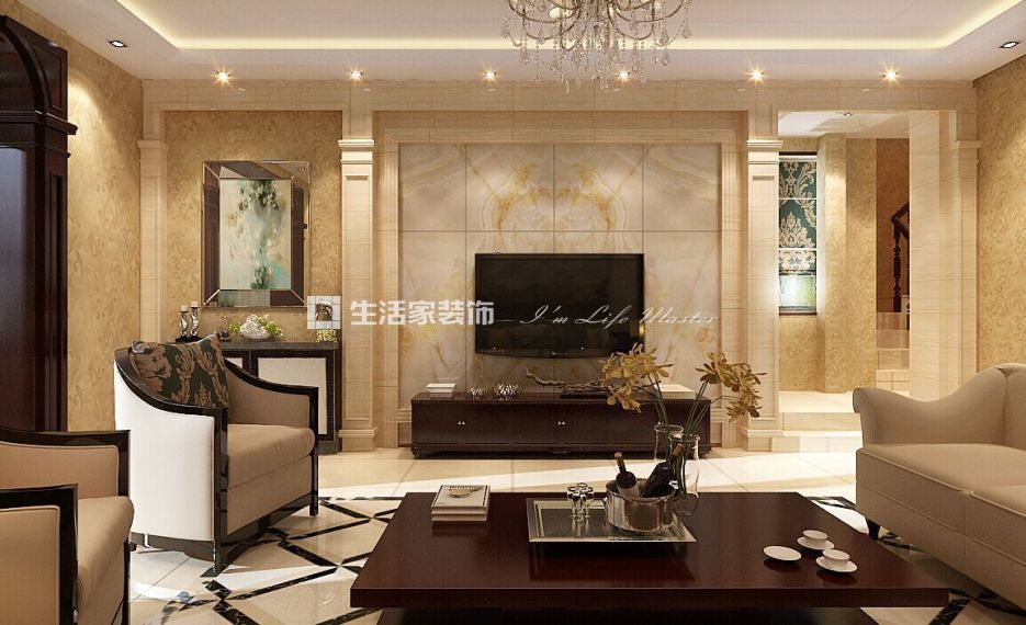 吊顶莱蒙湖 装修设计 别墅装修 济南装修 生活家装饰