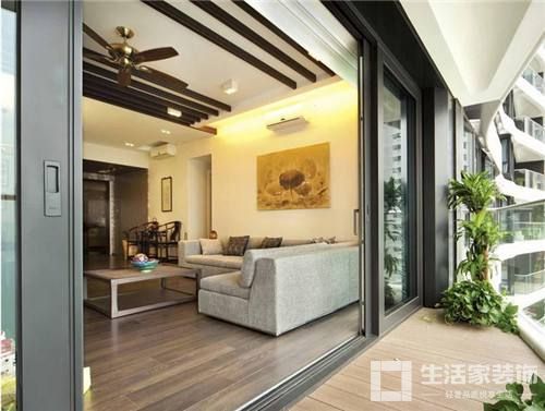 家装阳台隔断2